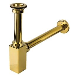Newarc Corner Altın Süzgeçli Lavabo Sifonu - 760521G görsel 1