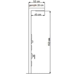 Newarc Idea Duş Paneli - 440494G görsel 2