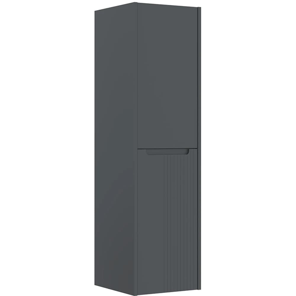 Orka Biella 40 Cm Mat Antrasit Boy Dolabı (Sol)