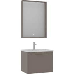 Orka Clay 65 Cm Toprak Banyo Dolabı Takımı - 5002260 görsel 1