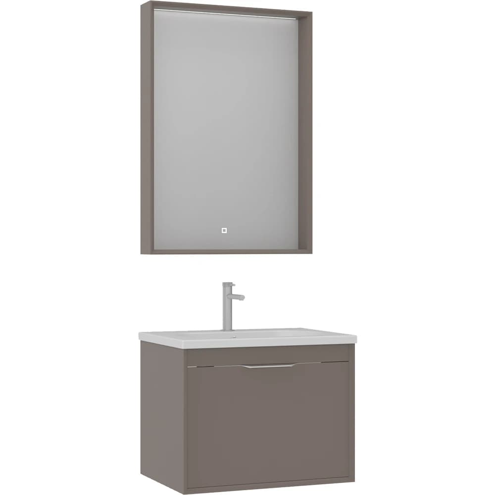 Orka Clay 65 Cm Toprak Banyo Dolabı Takımı - 5002260