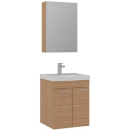 Orka Enez 55 Cm Morgana Kiraz Banyo Dolabı Takımı görsel 1
