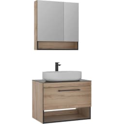 Orka Knidos 90 Cm Legnano Banyo Dolabı Takımı - 5000352 görsel 1