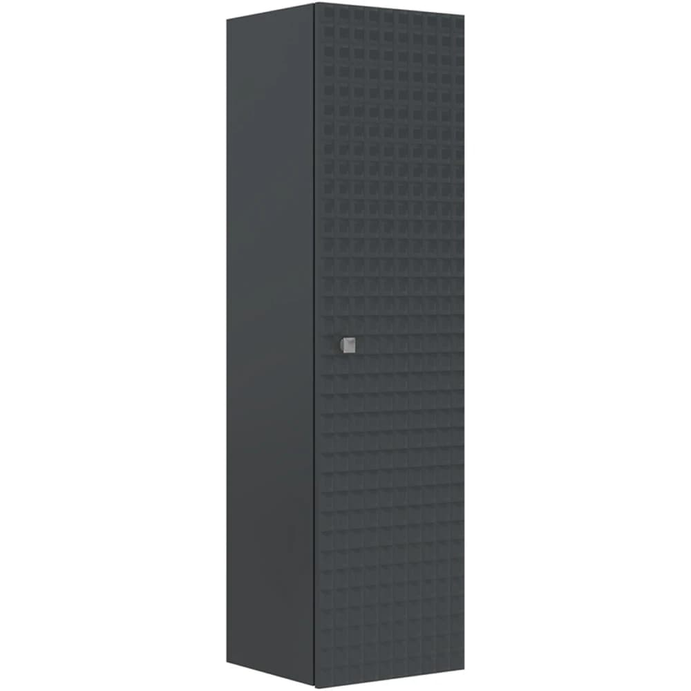 Orka Lipari 40 Cm Mat Antrasit Boy Dolabı (Krom Kulp)