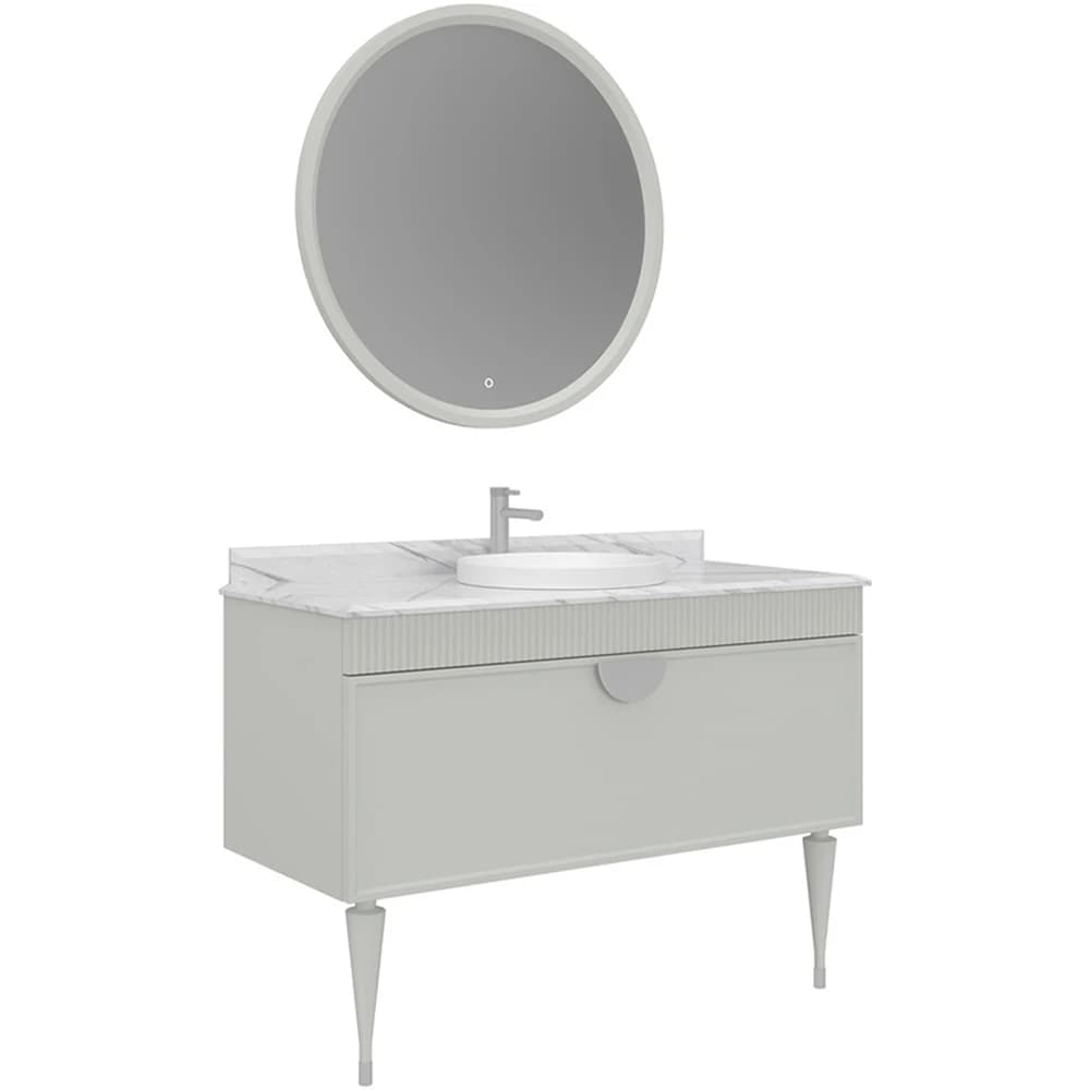 Orka Molino 120 Cm Mat Kaşmir Banyo Dolabı Takımı - 5007670