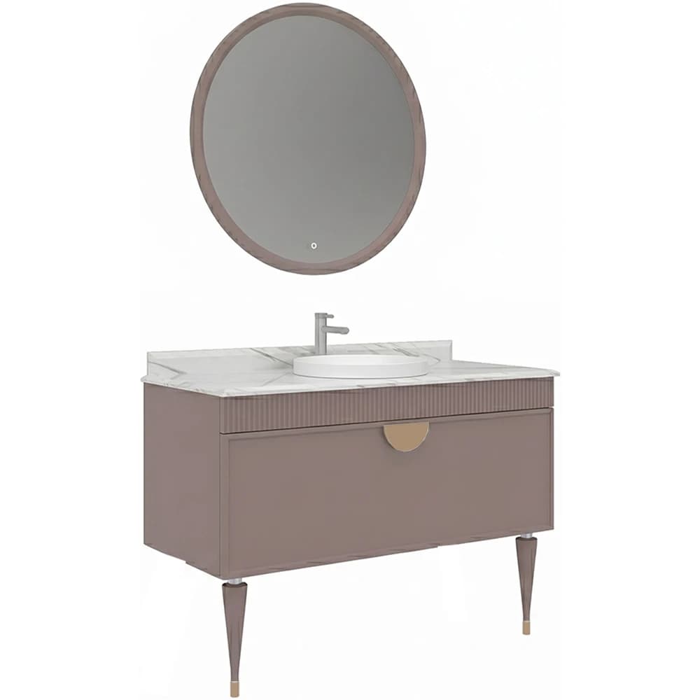 Orka Molino 120 Cm Mat Pudra Banyo Dolabı Takımı - 5007671