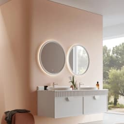 Orka Molino 160 Cm Kaşmir Banyo Dolabı Takımı (Krom Kulp) görsel 2