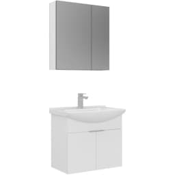 Orka Purus 65 Cm Beyaz Banyo Dolabı Takımı - 5008340 görsel 1