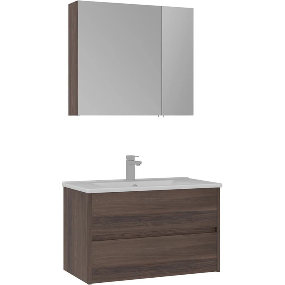 Orka Side 85 Cm Çekmeceli Navaro Banyo Dolabı Takımı
