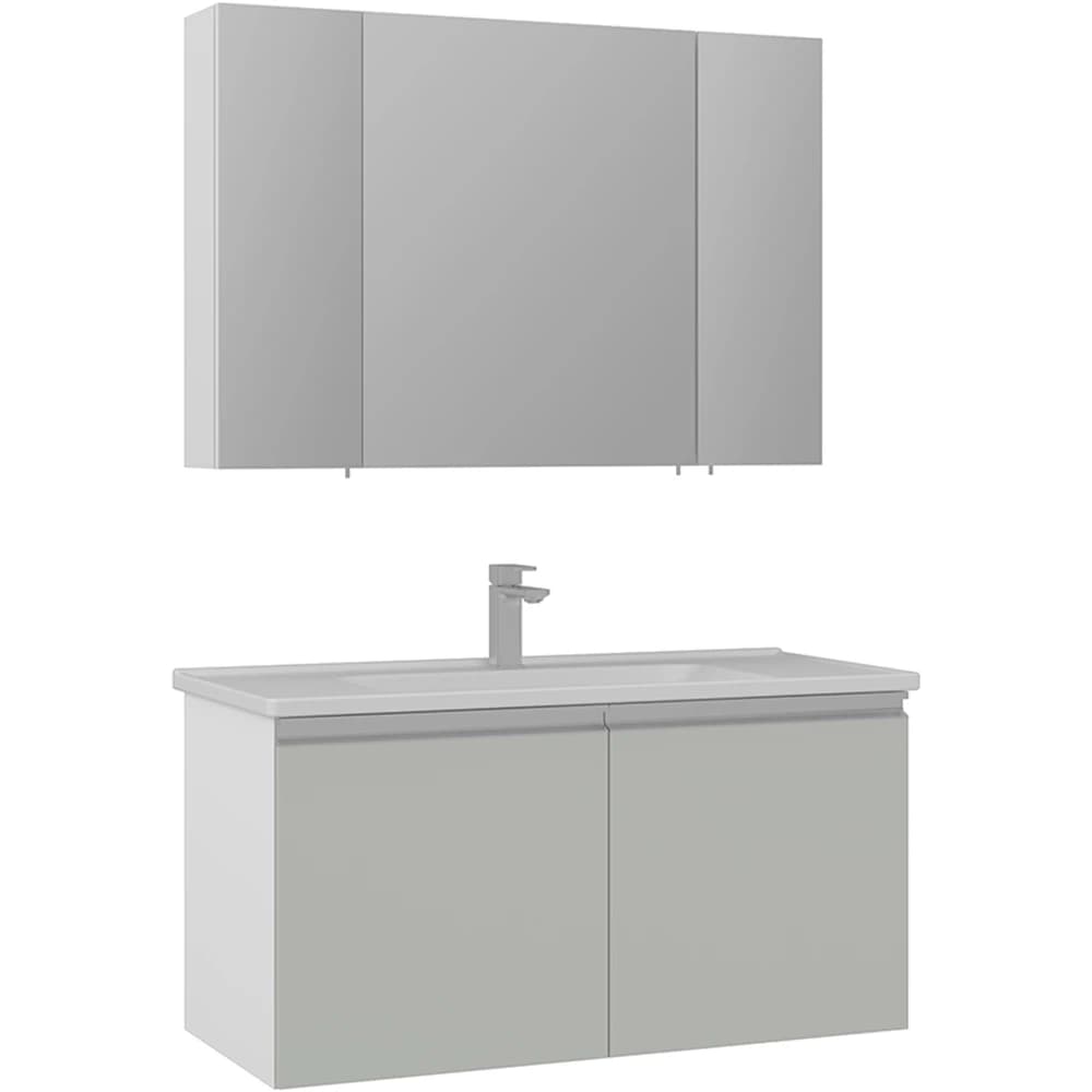 Orka Terme 100 Cm Kaşmir Banyo Dolabı Takımı