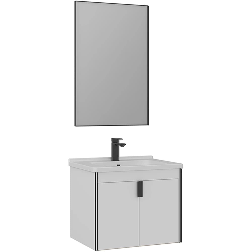 Orka Trio 65 Cm Beyaz Banyo Dolabı Takımı - 5004445