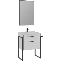 Orka Trio 65 Cm Beyaz Banyo Dolabı Takımı - 5004447 görsel 1