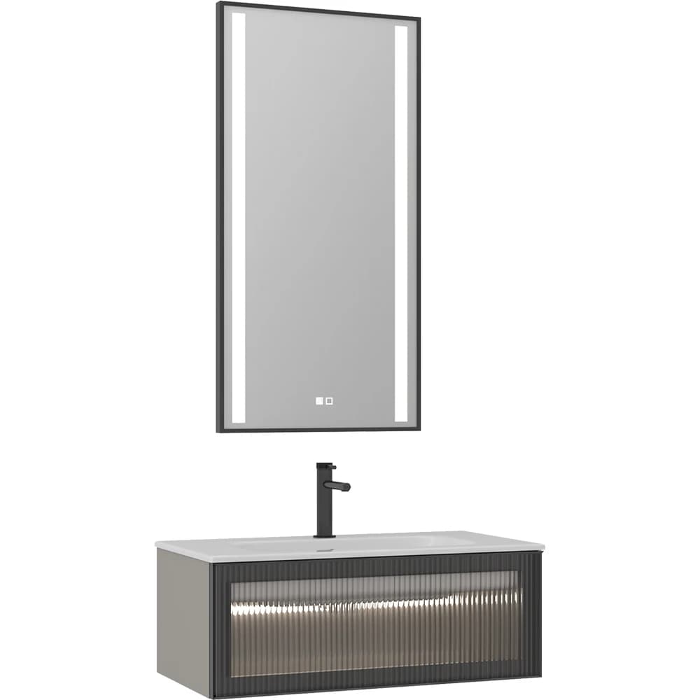 Orka Urban 80 Cm Mat Vizon Banyo Dolabı Takımı