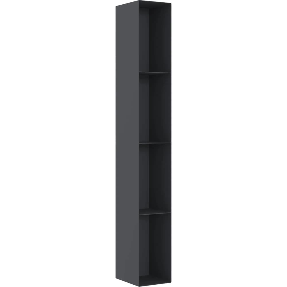 Orka Vico 12 Cm Metal Raflı Mat Antrasit Yan Modül Dolap