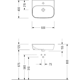 Serel Dream 50x40 Cm Lavabo - DR41TDS110H görsel 2