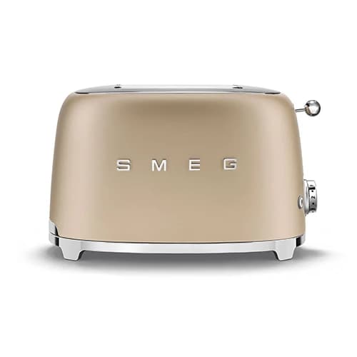 Smeg Mat Altın 2 Dilimli Ekmek Kızartma TSF01CHMEU