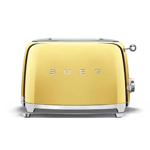 Smeg Altın Parlak 2 Dilimli Ekmek Kızartma TSF01GOEU