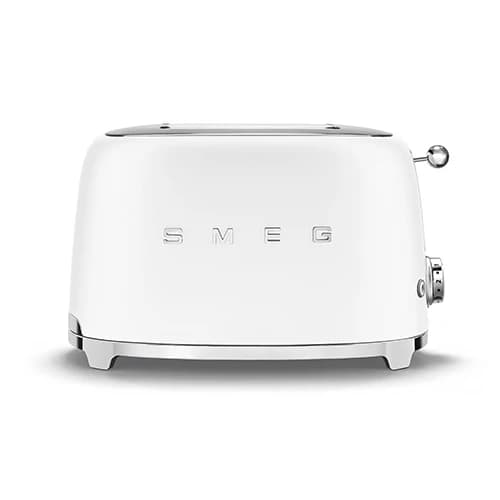 Smeg Mat Beyaz 2 Dilimli Ekmek Kızartma TSF01WHMEU