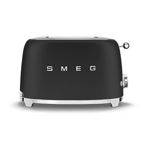 Smeg Mat Siyah 2 Dilimli Ekmek Kızartma TSF01BLMEU