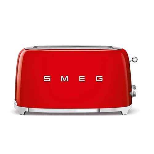 Smeg Kırmızı 4 Dilimli Ekmek Kızartma TSF02RDEU