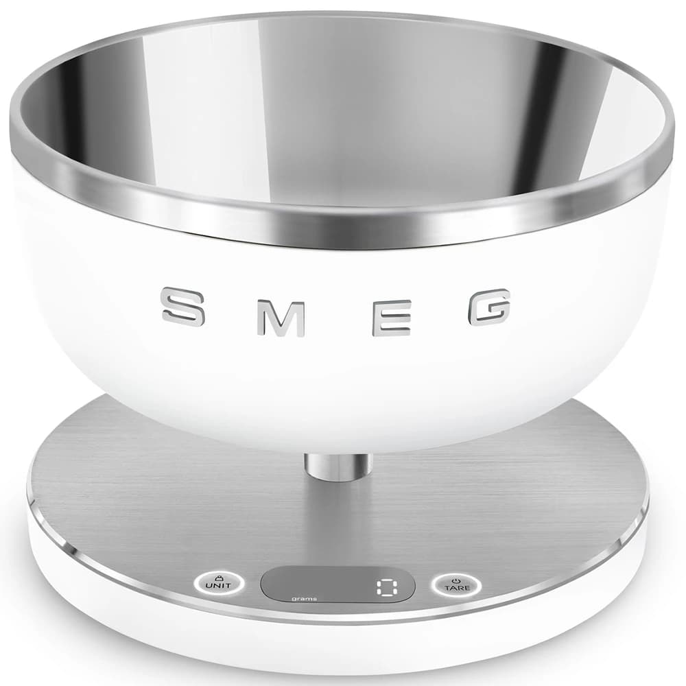 Smeg Retro Beyaz Tezgahüstü Dijital Mutfak Tartısı KSC01WHWW
