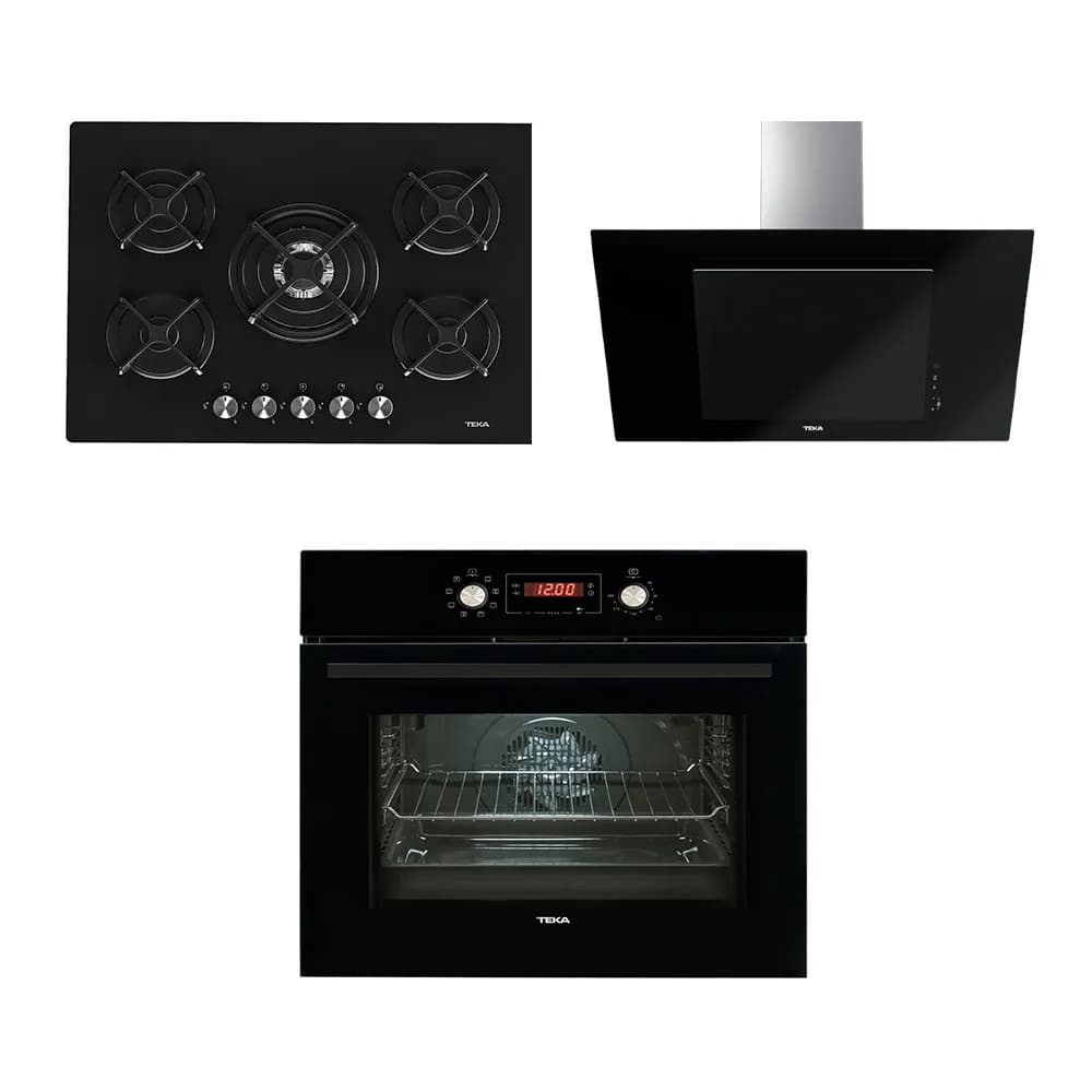 Teka Chef10 Ankastre Set (Fırın+Ocak+Davlumbaz)