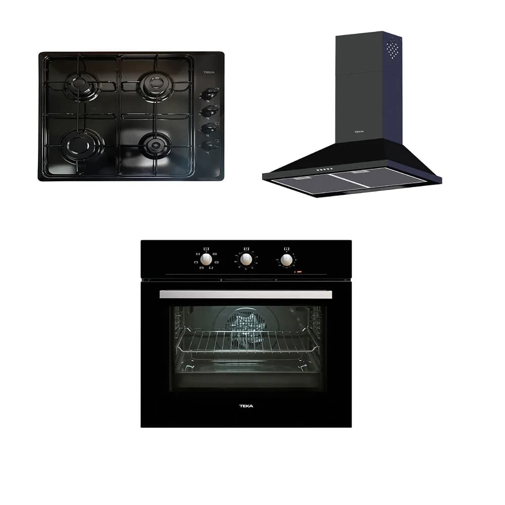 Teka Chef3 Ankastre Set (Fırın+Ocak+Davlumbaz)