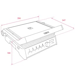 Teka EliteGrill Siyah Otomatik Pişirme Fonksiyonlu Tost Makinesi görsel 4