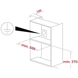 Teka ML 8220 BIS L FBK Siyah Cam Ankastre Mikrodalga Fırın görsel 4