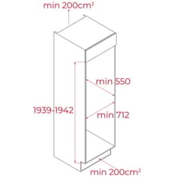 Teka RBF 78780 FI WH 70 Cm Ankastre Buzdolabı görsel 5