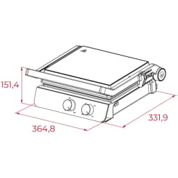 Teka T-Grill SS Inox Tost Makinesi görsel 4