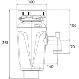 Teka TRS 520 Çöp Ögütücü görsel 4