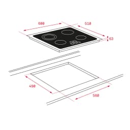 Teka TZ 6415 Vitroseramik Ocak görsel 2