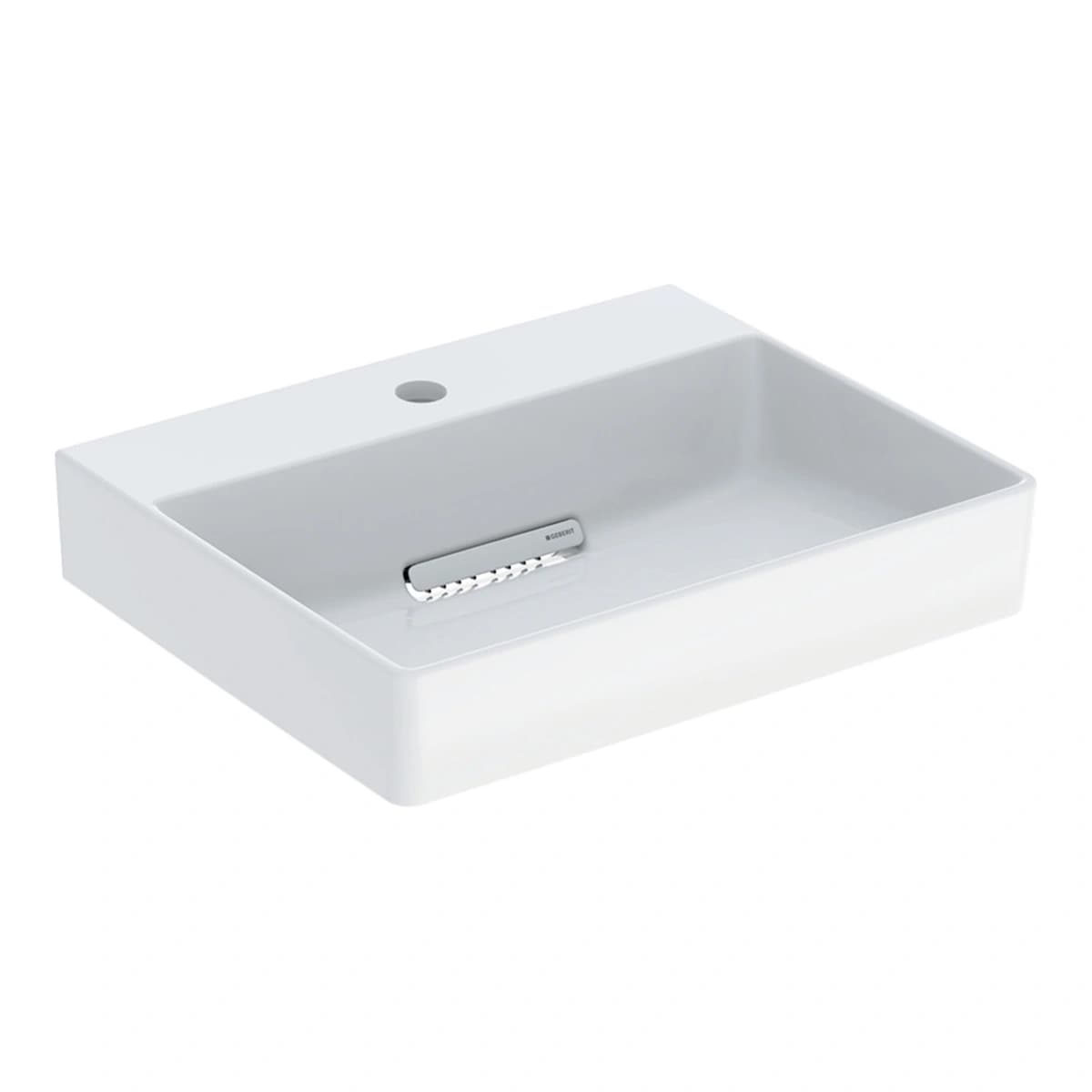 Geberit ONE CleanDrain 50 cm Dikdörtgen Çanak Lavabo, Batarya Delikli