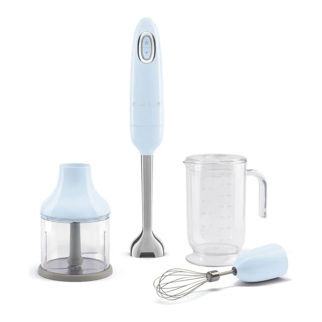 Smeg Pastel Mavi Aksesuarlı El Blender Seti - HBF03PBEU