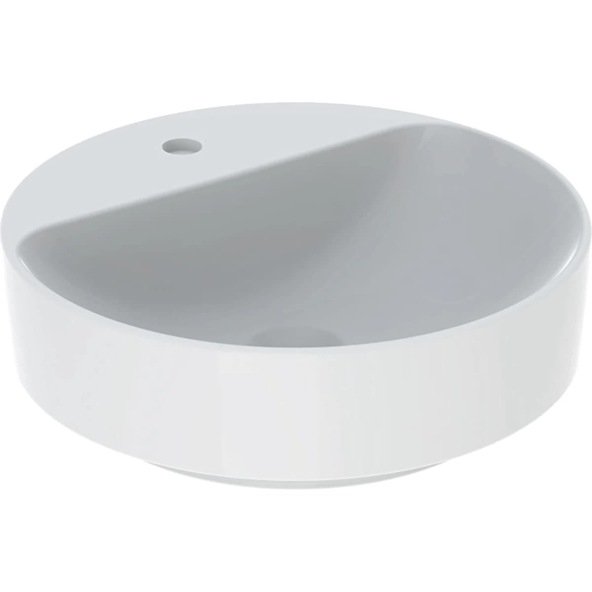 Geberit VariForm 45 Cm Batarya Banklı Yuvarlak Çanak Lavabo - 500.770.01.2