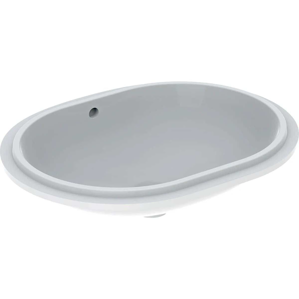 Geberit VariForm 63x49 cm Eliptik Yuvarlak Tezgah Altı Lavabo