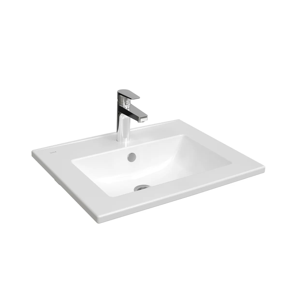 Vitra S20 Square 60x46 Cm Etajerli Lavabo - 7676B003-0001