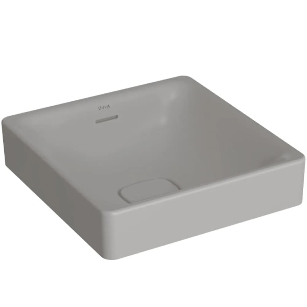Vitra Metropole 40x40 Cm Mat Taş Gri Çanak Lavabo
