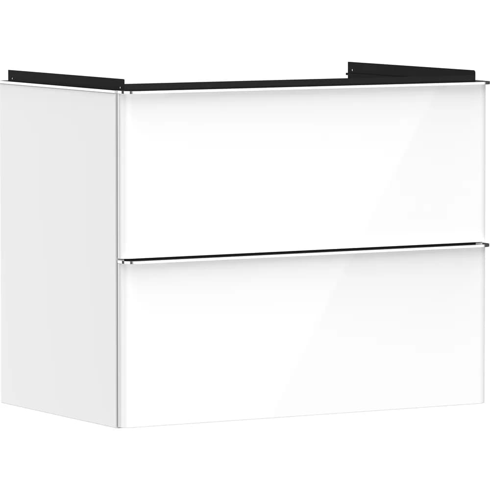 Hansgrohe Xelu Q 78 cm Parlak Beyaz 2 Çekmeceli Lavabo Dolabı - 54027000