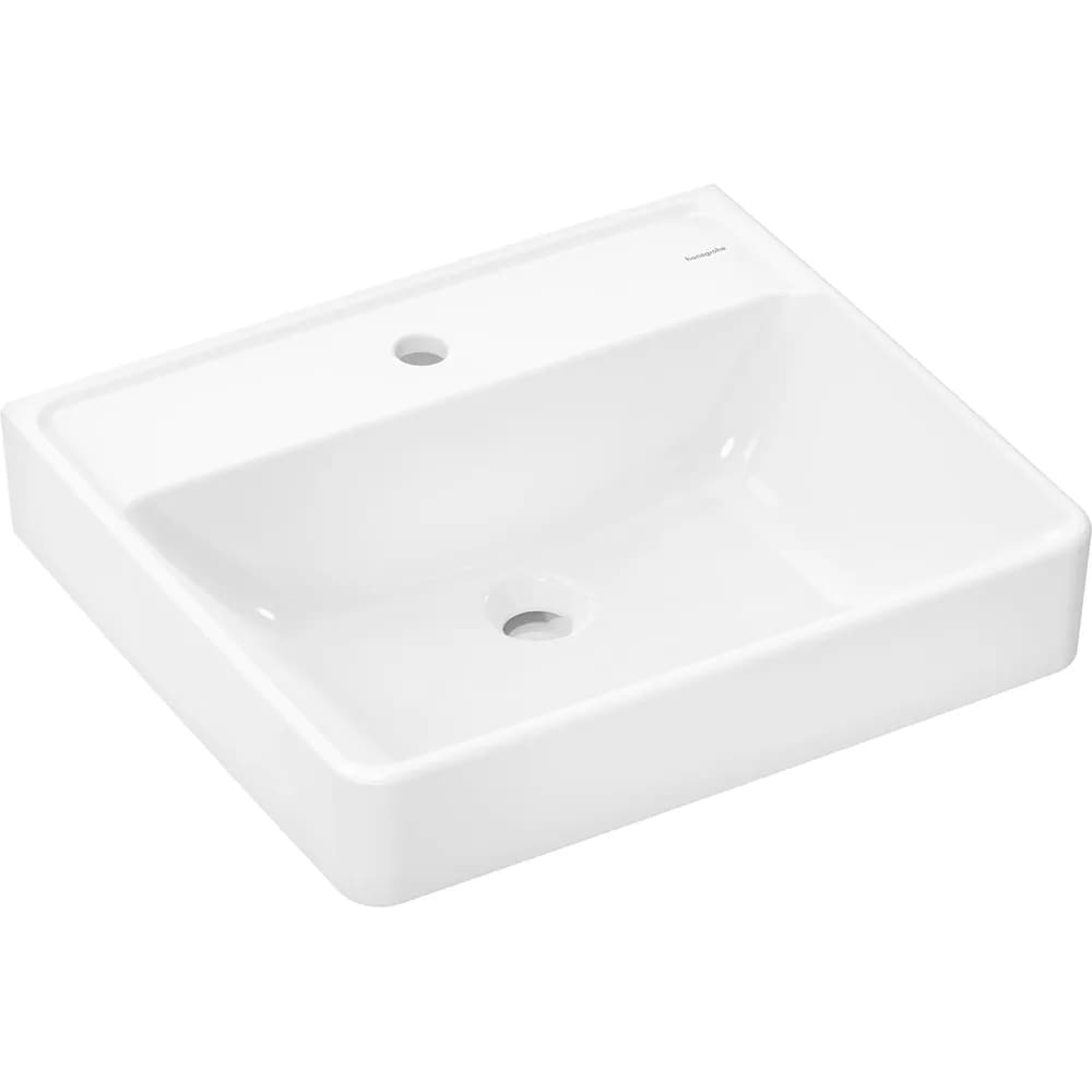 Hansgrohe Xanuia Q 55x48 cm Batarya Delikli Taşmasız Lavabo - 60236450