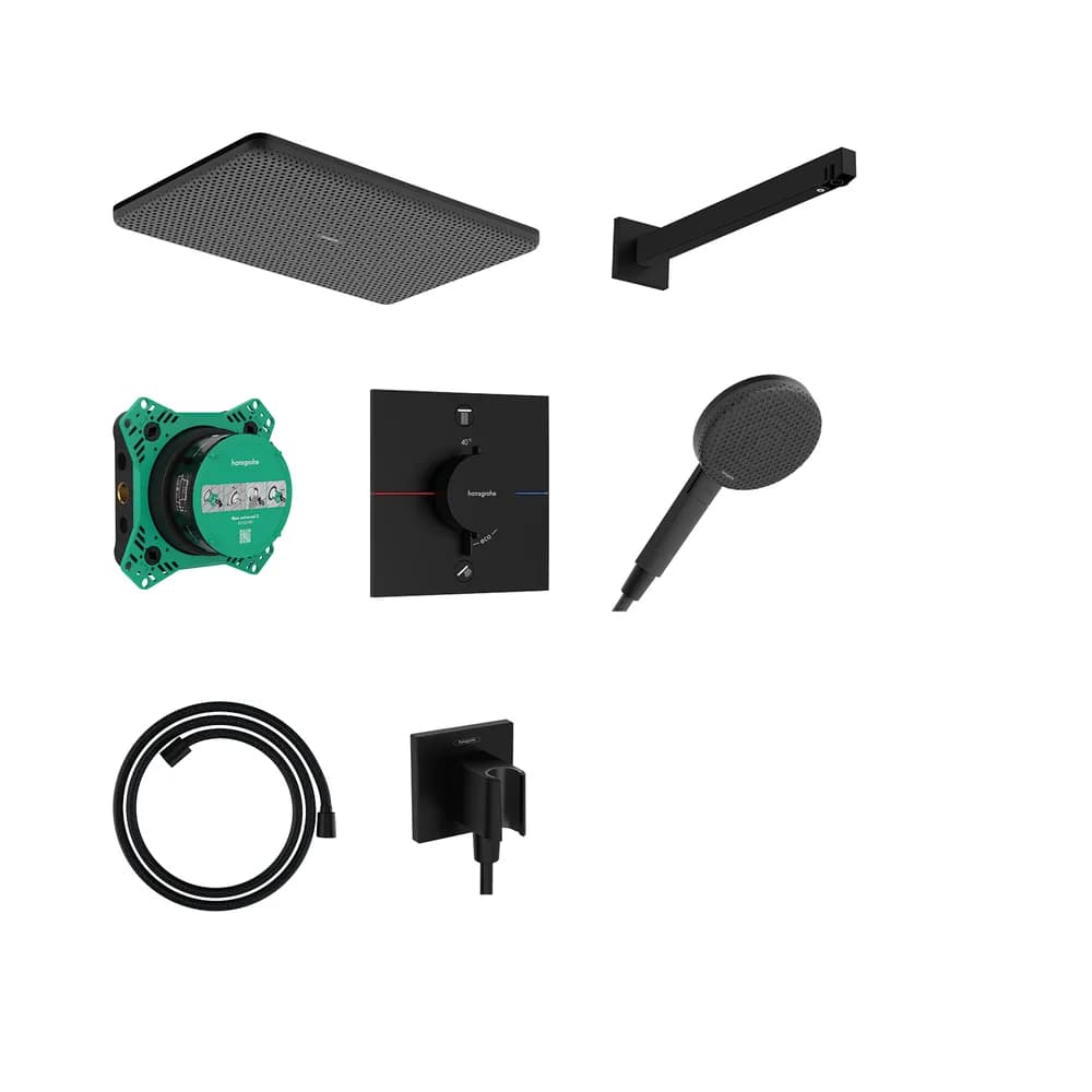 Hansgrohe Raindance Alive Q Mat Siyah Duş Kolonu - 24620670
