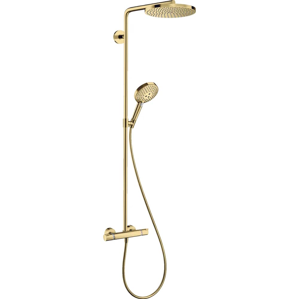 Hansgrohe Raindance S EcoSmart+ Parlak Altın Duş Kolonu - 28825990