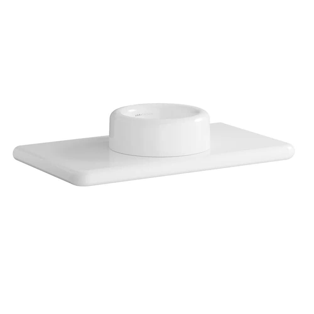 Vitra Liquid 100 cm Armatür Deliksiz Beyaz Tezgah