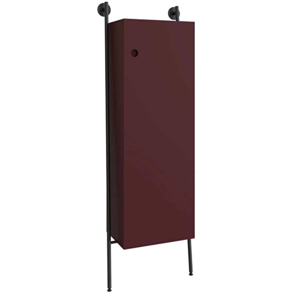 Vitra Plural 50 Cm Mat Bordo Boy Dolabı