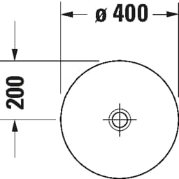 Duravit D-Neo 40 Cm Antrasit Mat Çanak Lavabo görsel 2