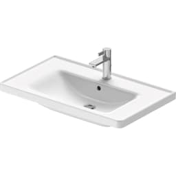 Duravit D-Neo 80 Cm Beyaz Parlak Lavabo görsel 1