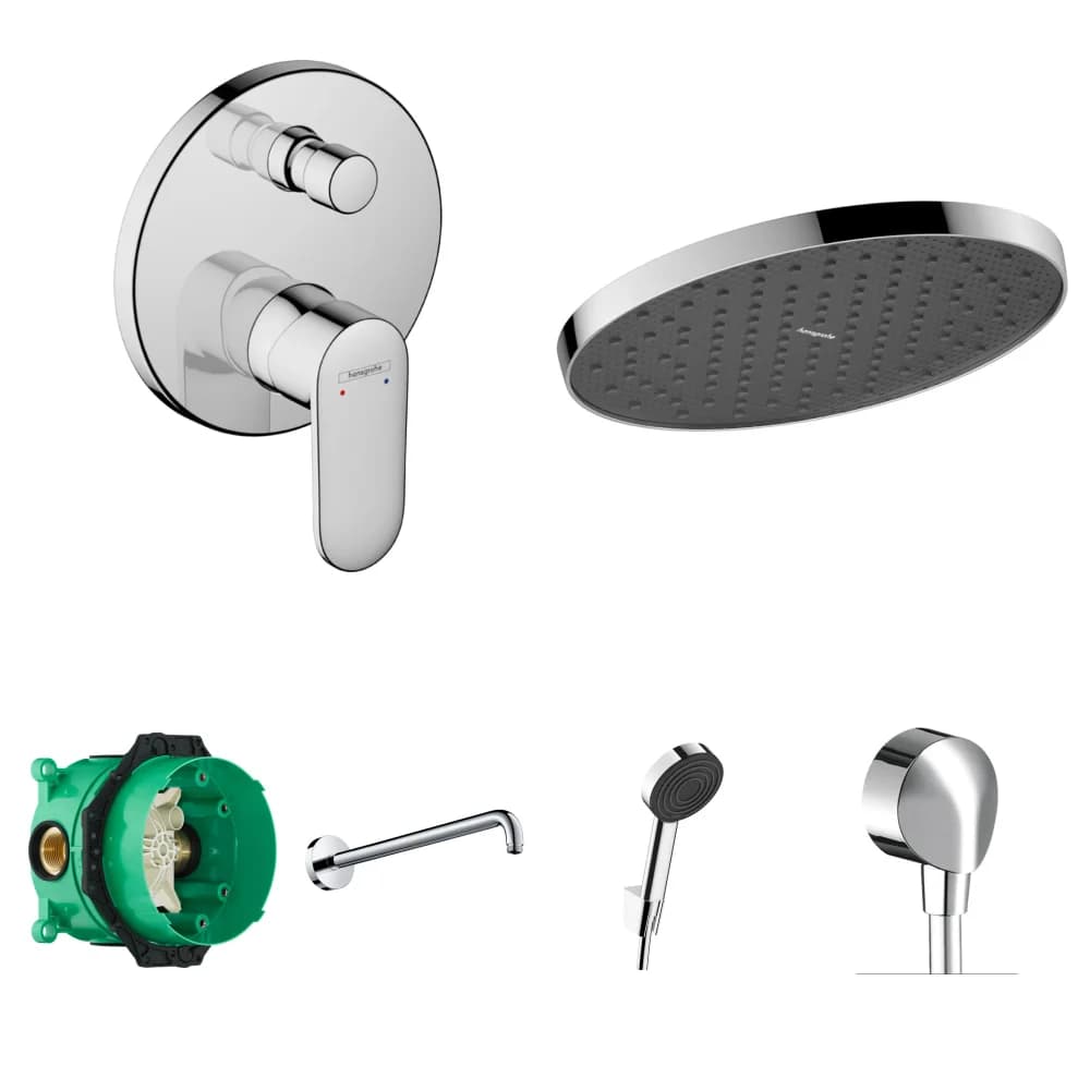Hansgrohe Vernis Blend 2 Çıkış Ankastre Duş Seti - Activera S 240