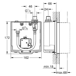 Grohe Eurosmart CE Ankastre İç Gövde görsel 2