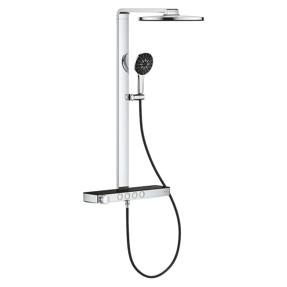 Grohe Rainshower Aqua Pure Duş Sistemi Krom Siyah
